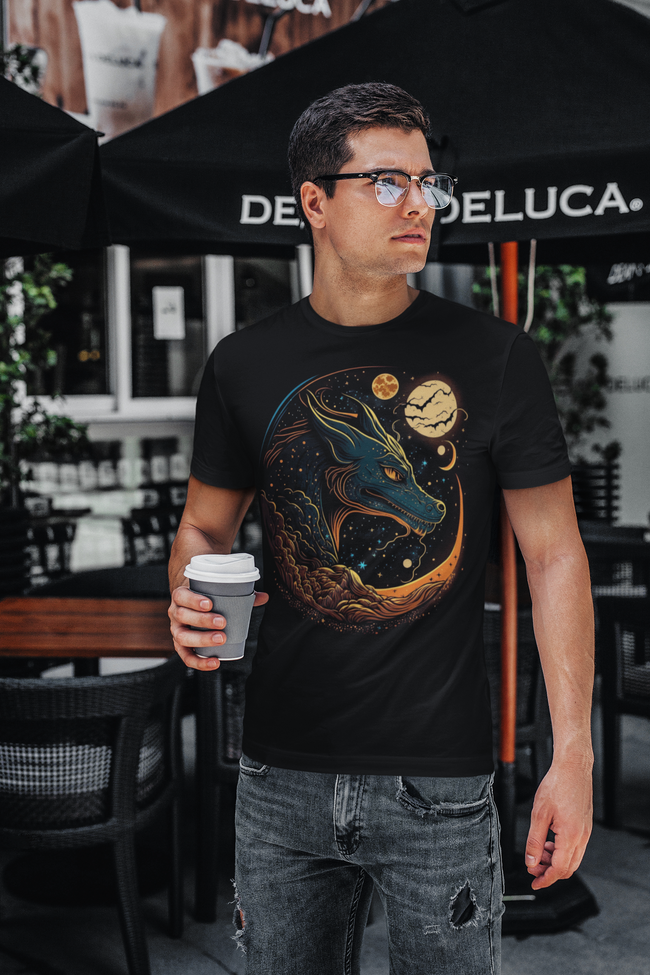 T-SHIRT “FANTASY DRAGONS” DRAGON MOON – PRODUCT CODE: DRAGON101