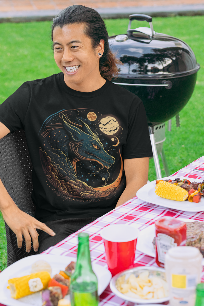 T-SHIRT “FANTASY DRAGONS” DRAGON MOON – PRODUCT CODE: DRAGON101