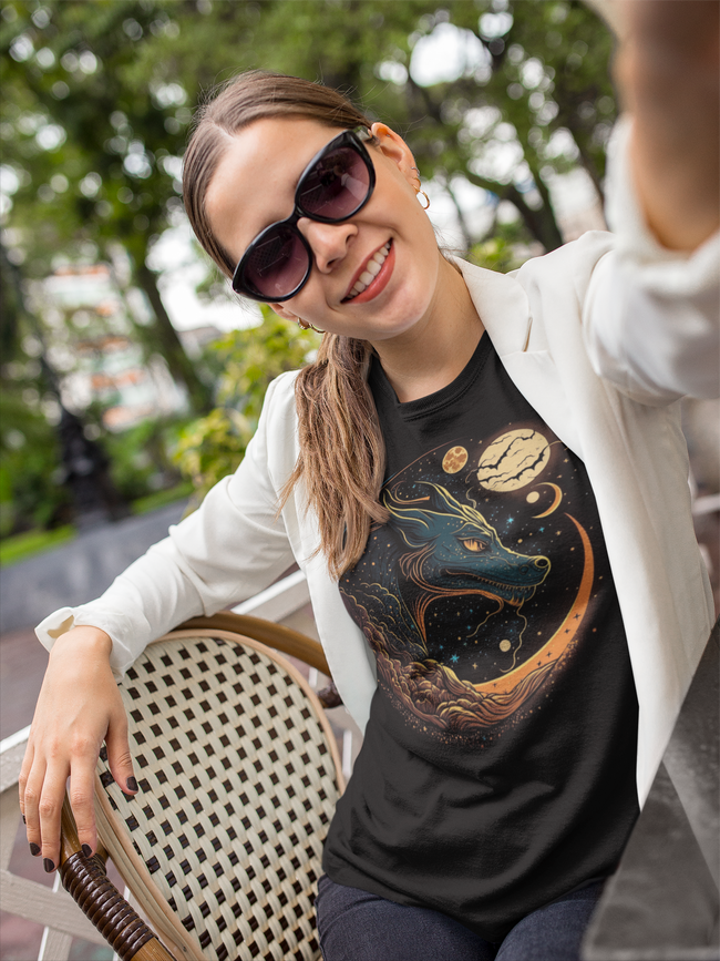 T-SHIRT “FANTASY DRAGONS” DRAGON MOON – PRODUCT CODE: DRAGON101